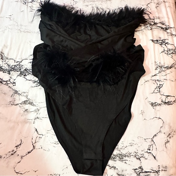 NWT Fluffy Bodysuit - Picture 2 of 3